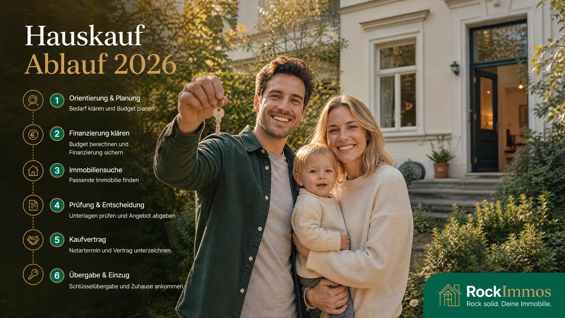 Hauskauf Ablauf 2026 – Schritt-für-Schritt Leitfaden für Familien in Berlin: von der Finanzierung bis zum Einzug