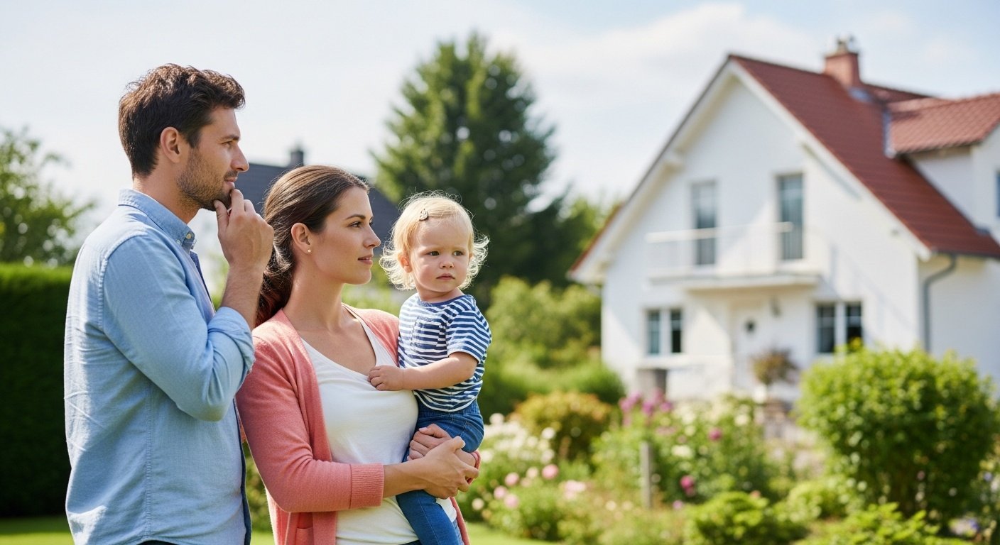 Haus kaufen mit kleinen Kindern